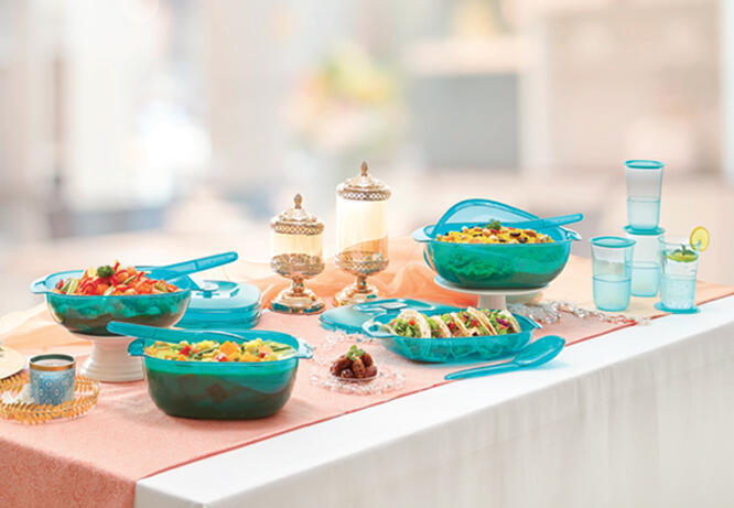 Tupperware Classy Crystalline Collection 