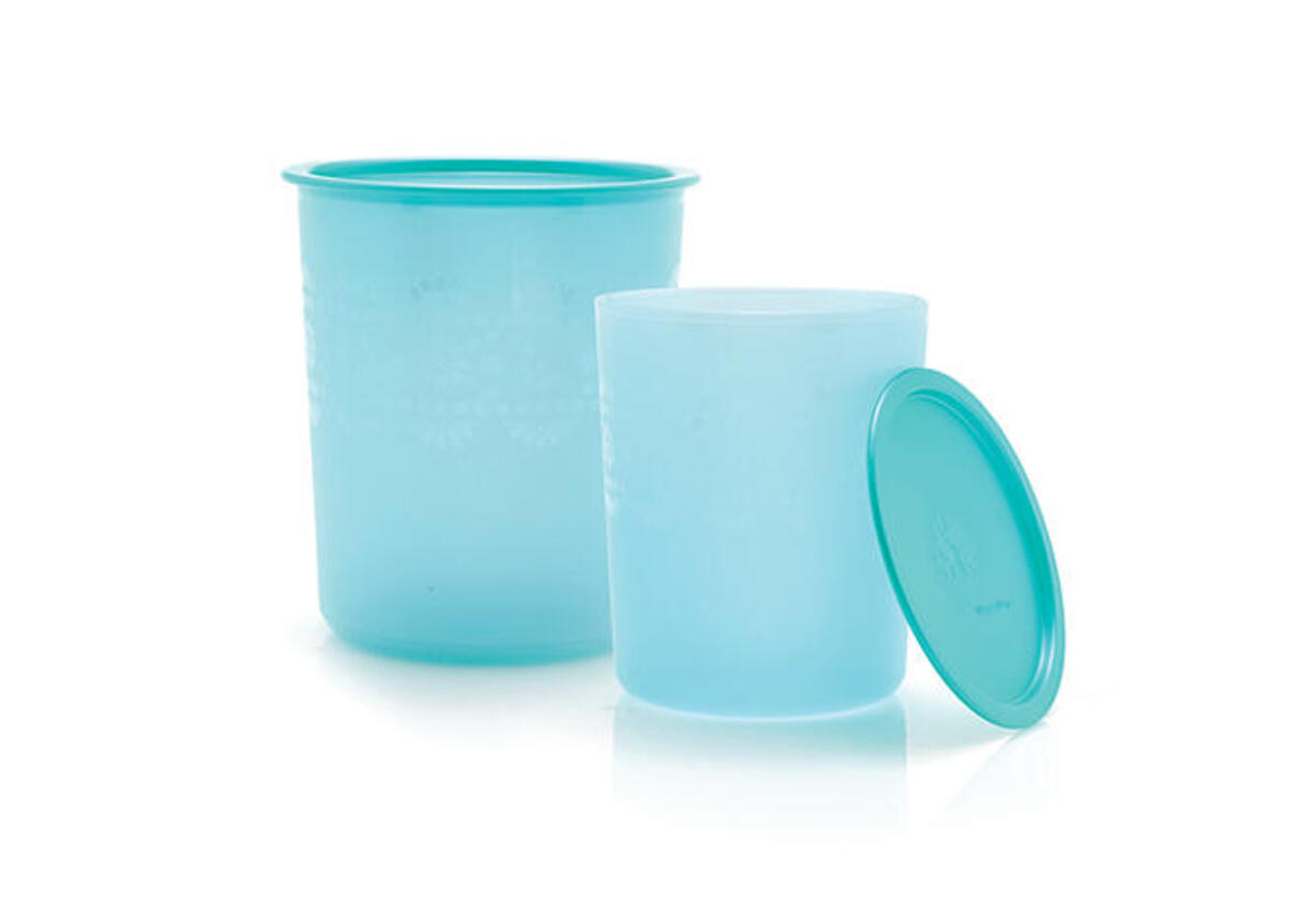 Tupperware -Small Mosaic Canister (2)